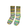 A pair of socks that are on the ground